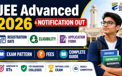 JEE Advanced 2026 Notification Out: Registration Date, Eligibility, Application Form, Exam Pattern, Fees & Complete Guide