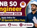 PNB SO Engineer Recruitment 2026 : Apply Online for 30 Specialist Officer Posts, Eligibility, Salary, Full Details