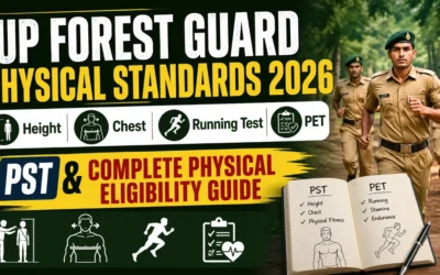 UPSSSC Forest Guard Physical Standards 2026 : Height, Chest, Running Test, PET, PST & Complete Physical Eligibility Guide