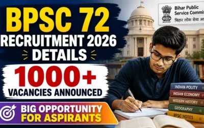 BPSC 72 Recruitment 2026 Details: 1000+ Vacancies Announced, Big Opportunity You Shouldn’t Miss