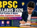 BPSC Syllabus 2026 : Full Prelims & Mains Syllabus Explained Simply, Subjects, Strategy and Key Topics