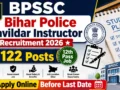 Bihar Police Havildar Instructor Recruitment 2026 : 122 Posts, 12th Pass Job, Apply Online Before Last Date