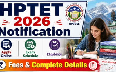 HPTET 2026 Notification Out : Apply Online, Exam Schedule, Eligibility, Fees & Complete Details