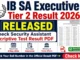 IB SA Executive Tier 2 Result 2026 Released, Check Security Assistant Descriptive Test Result PDF