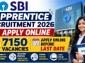 SBI Apprentice Recruitment 2026 Apply Online : 7150 Vacancies, Apply Online Before Last Date