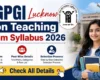 SGPGI Lucknow Non Teaching Exam Syllabus 2026 : CRT Pattern, Post Wise Details & Selection Process