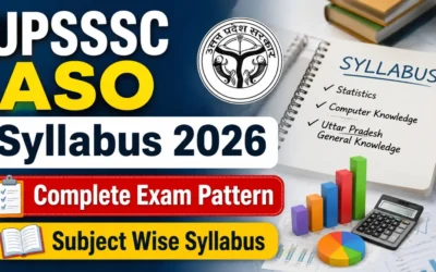 UPSSSC ASO Syllabus 2026 : Complete Exam Pattern & Subject Wise Syllabus