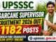 UPSSSC Sugarcane Supervisor Recruitment 2026 Out for 1182 Posts, Agriculture Graduates Can Apply Online