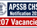APSSB CHSL Notification 2026 Out : 207 Vacancies Announced for LDC, DEO, JSA, Stockman & More Posts