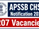 APSSB CHSL Notification 2026 Out : 207 Vacancies Announced for LDC, DEO, JSA, Stockman & More Posts