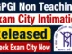 SGPGI Non Teaching Exam City Intimation 2026 Released: Check Exam City Now