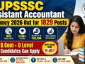 UPSSSC Assistant Accountant Vacancy 2026 Out for 1829 Posts: B.Com + O Level Candidates Can Apply, Salary Up to ₹92,300